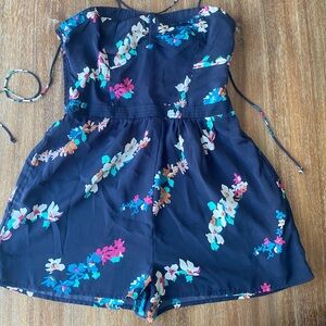 American Eagle Floral Romper